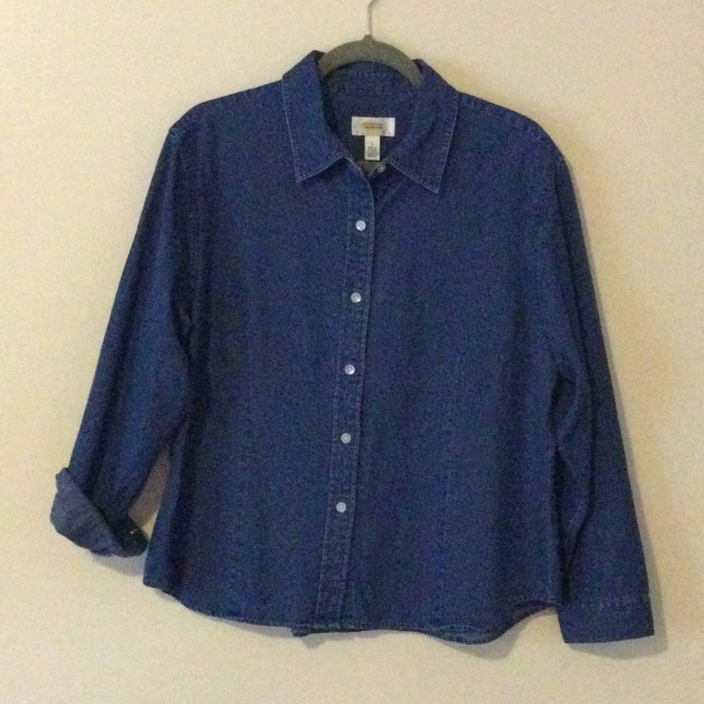 Talbots denim shirt